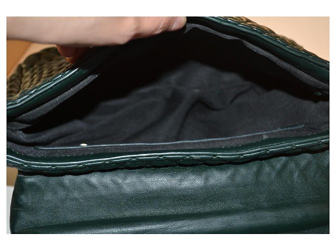 Ermanno Scervino Borsa a spalla trapuntata in verde Verde scuro - vista 6