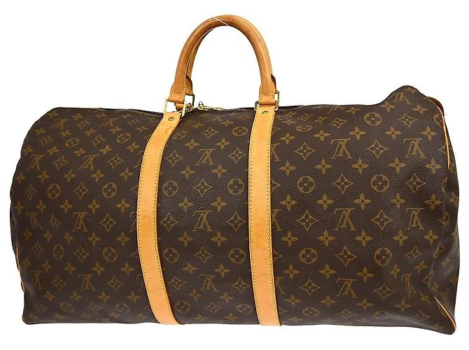 Louis Vuitton Keepall Monogram Canvas 55 Marron - vue 2