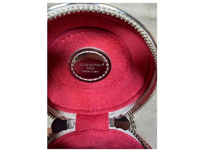 Clutch Louis Vuitton Canette « The It Can » Rosa e Giallo Metallico - vista 9