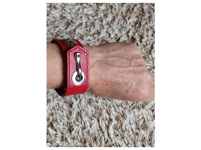 Bracciale in pelle rossa Tod's - vista 3