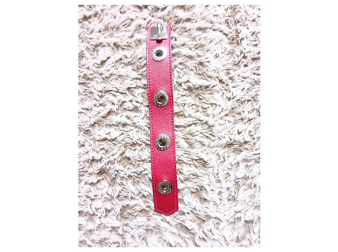 Bracciale in pelle rossa Tod's - vista 4