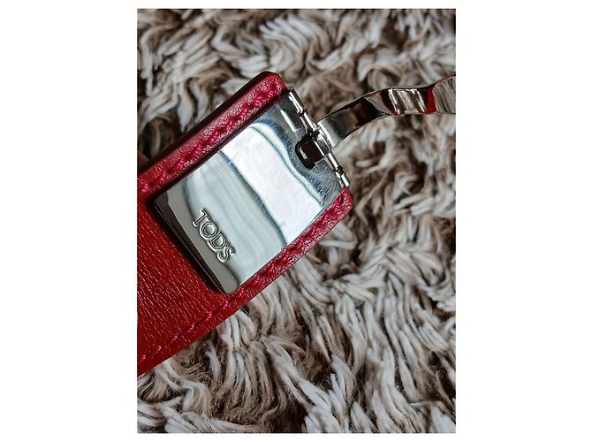 Bracciale in pelle rossa Tod's - vista 7