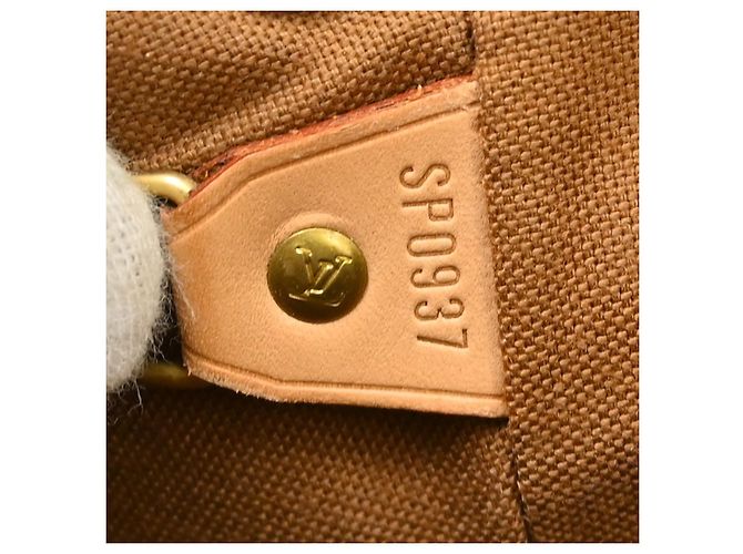 Sac à dos Louis Vuitton Vintage Montsouris Monogram Canvas Mini Marron - vue 5