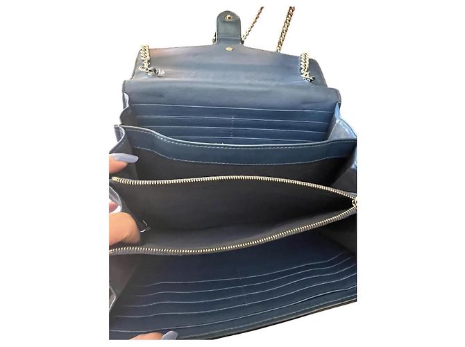 Borsa a tracolla Dionysus Gucci GG Supreme con stampa floreale Blu Multicolore Beige Verde - vista 8