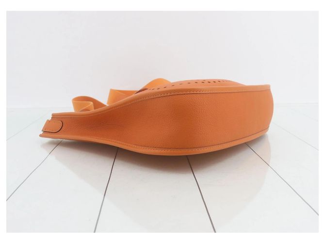 Hermès Borsa Hermes Evelyne Gen II Clemence GM Arancione - vista 5