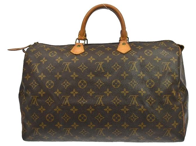 Bolso Louis Vuitton Speedy Monogram Canvas 40 Castaño - vista 2