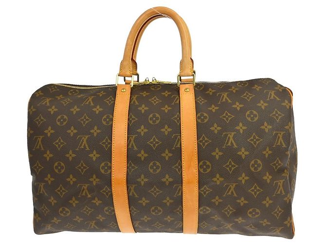Louis Vuitton Keepall Monogram Canvas 45 Marrone - vista 2