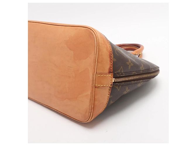 Borsa Louis Vuitton Moon Alma in Tela Monogram Marrone - vista 3