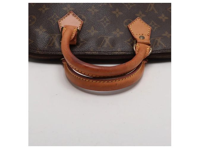 Borsa Louis Vuitton Moon Alma in Tela Monogram Marrone - vista 5