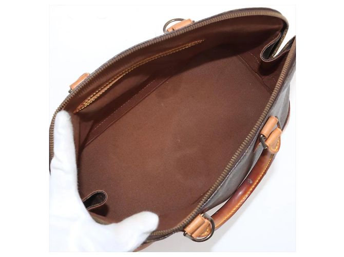 Borsa Louis Vuitton Moon Alma in Tela Monogram Marrone - vista 7