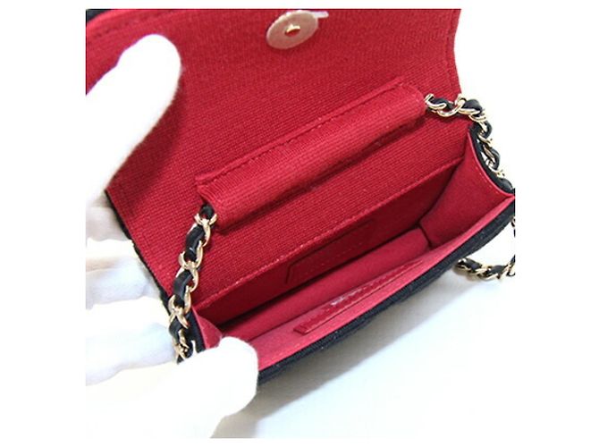 Borsa a tracolla mini matelassé Chanel Nero - vista 3