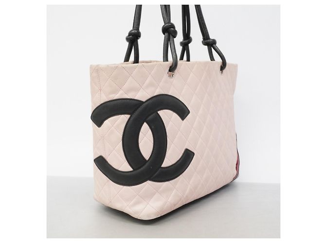 Chanel Cambon Shopper aus Lammleder Pink - Ansicht 2