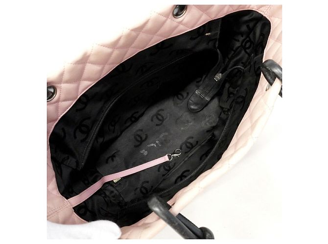 Chanel Cambon Shopper aus Lammleder Pink - Ansicht 4
