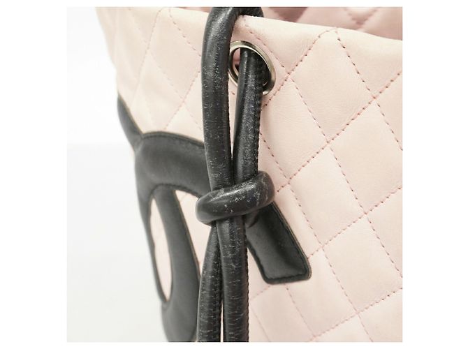 Chanel Cambon Shopper aus Lammleder Pink - Ansicht 8