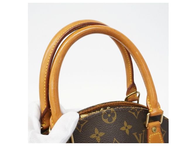 Borsa Louis Vuitton Monogram Ellipse PM Marrone - vista 9