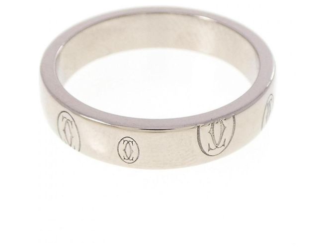 Anello Happy Birthday Cartier in oro bianco - vista 2