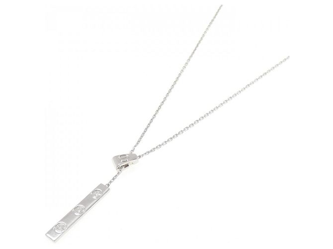 Collana Love Y-Shape 3P in oro bianco 18K Cartier - vista 2