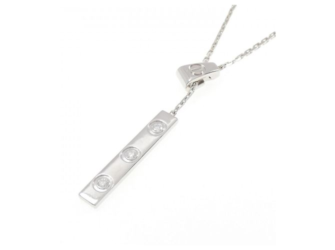 Collana Love Y-Shape 3P in oro bianco 18K Cartier - vista 3