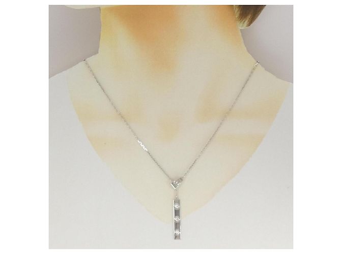 Collana Love Y-Shape 3P in oro bianco 18K Cartier - vista 6
