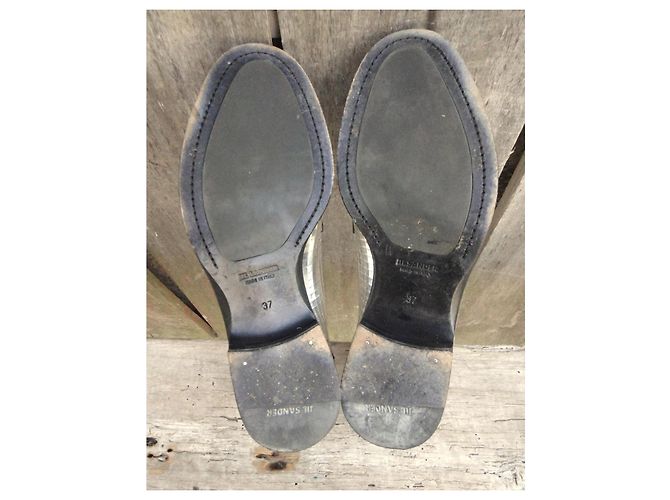 Mocassini Jil Sander stile palla da discoteca Argento - vista 3