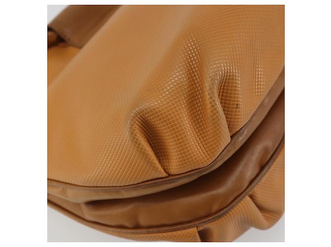 Borsa BOTTEGA VENETA PVC Canvas Beige Oro Autentica BAZ703 D'oro - vista 11