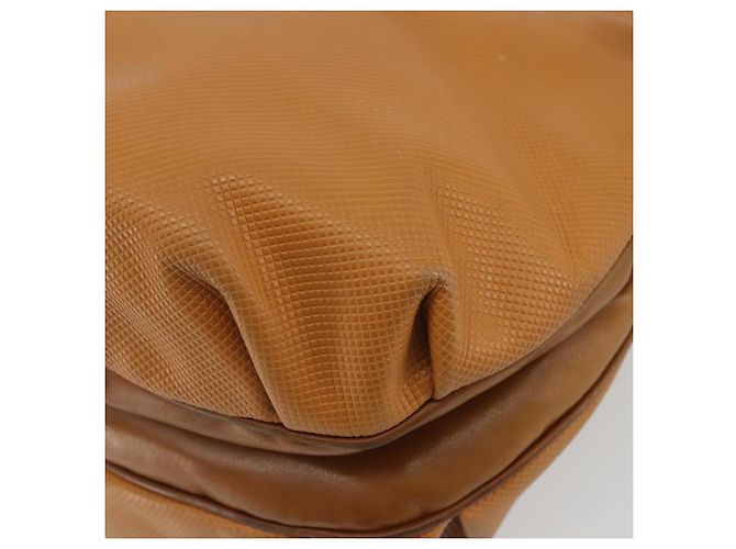 Borsa BOTTEGA VENETA PVC Canvas Beige Oro Autentica BAZ703 D'oro - vista 12