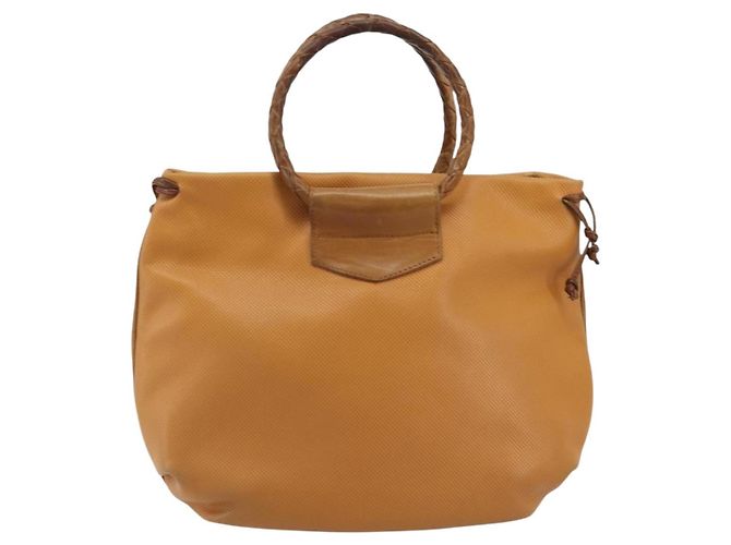Borsa BOTTEGA VENETA PVC Canvas Beige Oro Autentica BAZ703 D'oro - vista 2