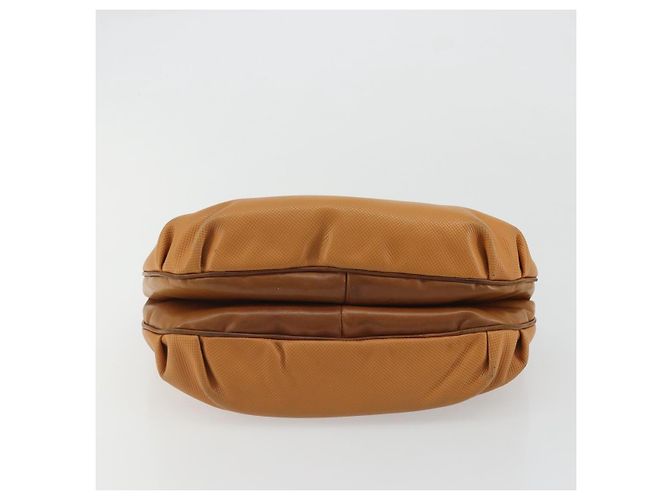 Borsa BOTTEGA VENETA PVC Canvas Beige Oro Autentica BAZ703 D'oro - vista 9