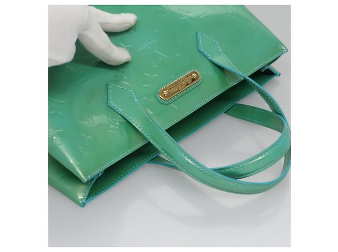 LOUIS VUITTON Borsa Monogram Vernis Wilshire PM Blue Lagon M91724 Auth 114561A - vista 8