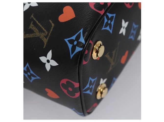 LOUIS VUITTON Monogram Game On Vanity PM Hand Bag Noir M57482 LV Auth 108299SM Schwarz - Ansicht 16