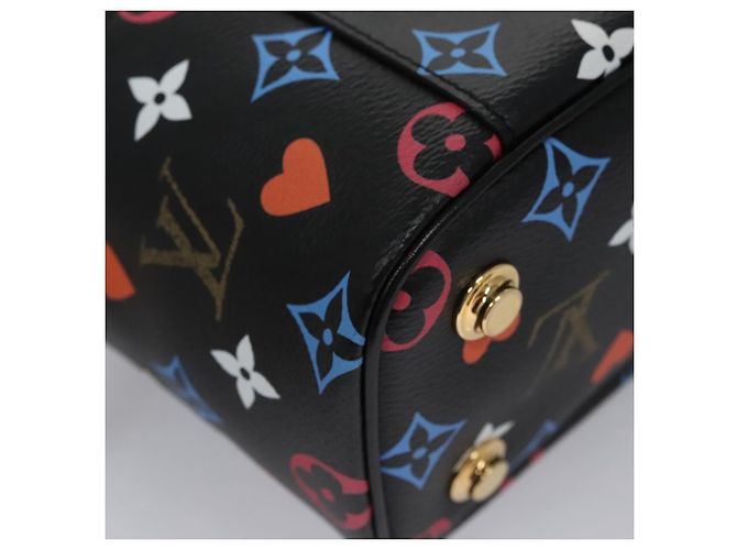 LOUIS VUITTON Monogram Game On Vanity PM Hand Bag Noir M57482 LV Auth 108299SM Schwarz - Ansicht 18