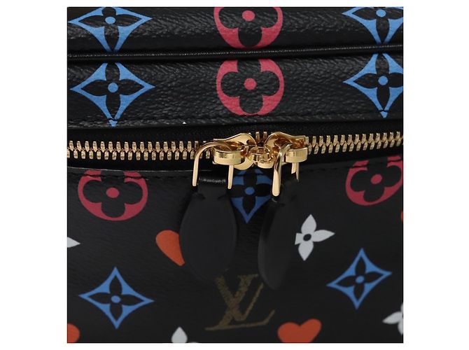 LOUIS VUITTON Monogram Game On Vanity PM Hand Bag Noir M57482 LV Auth 108299SM Schwarz - Ansicht 20