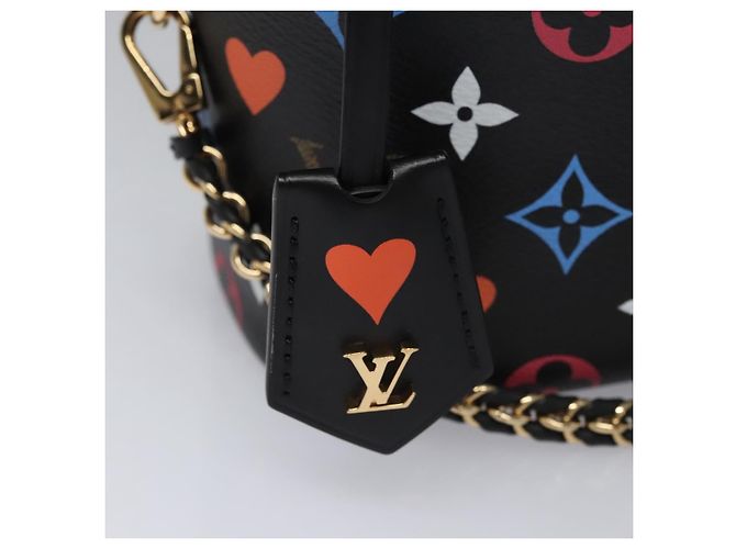 LOUIS VUITTON Monogram Game On Vanity PM Hand Bag Noir M57482 LV Auth 108299SM Schwarz - Ansicht 21