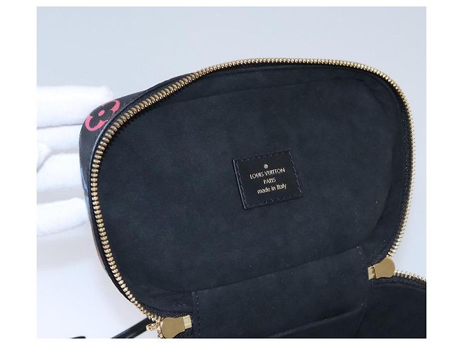 LOUIS VUITTON Monogram Game On Vanity PM Hand Bag Noir M57482 LV Auth 108299SM Schwarz - Ansicht 22