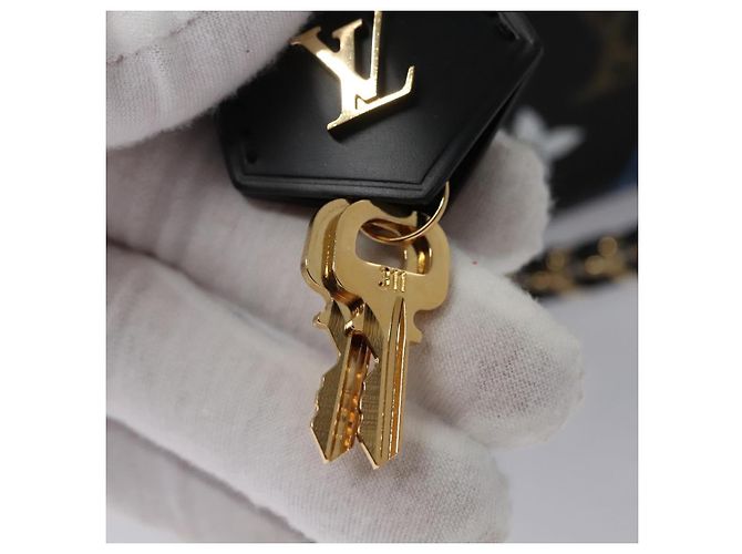 LOUIS VUITTON Monogram Game On Vanity PM Hand Bag Noir M57482 LV Auth 108299SM Schwarz - Ansicht 9