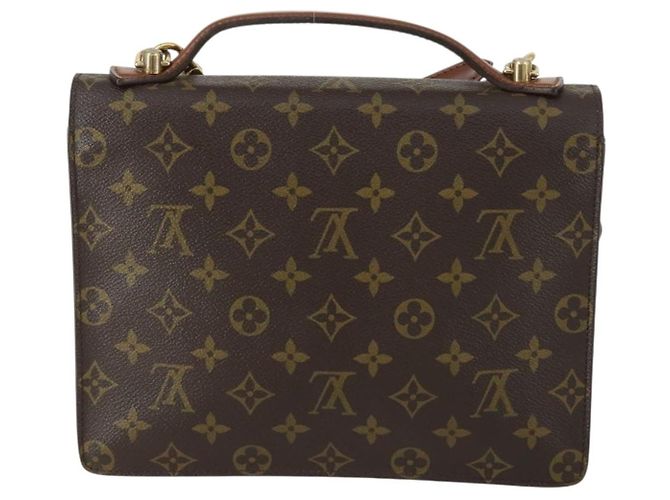 LOUIS VUITTON Borsa Monogram Monceau 28 M51185 LV Auth ka1298A Monogramma - vista 2