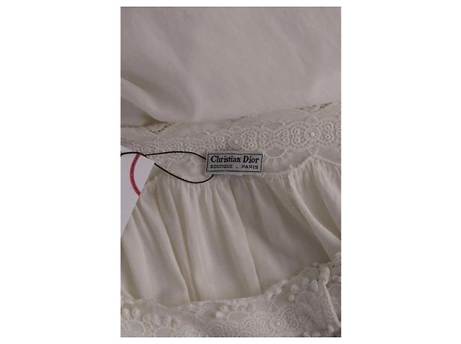 Dior Weißes Negligé - Ansicht 5
