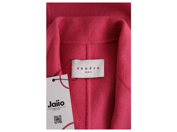 Sandro Cappotto rosa - vista 5