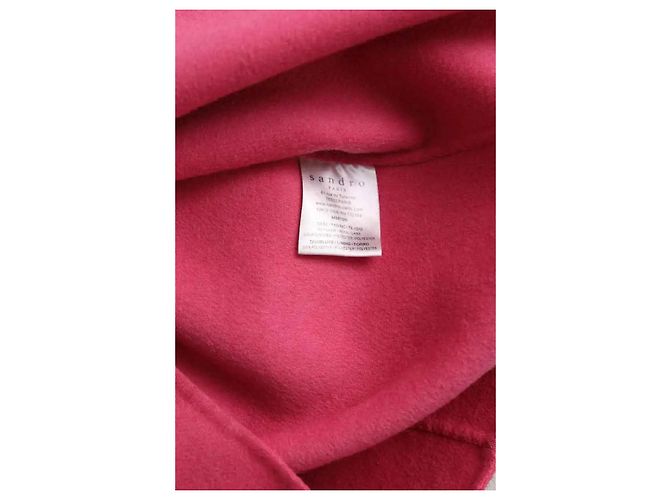 Sandro Cappotto rosa - vista 6