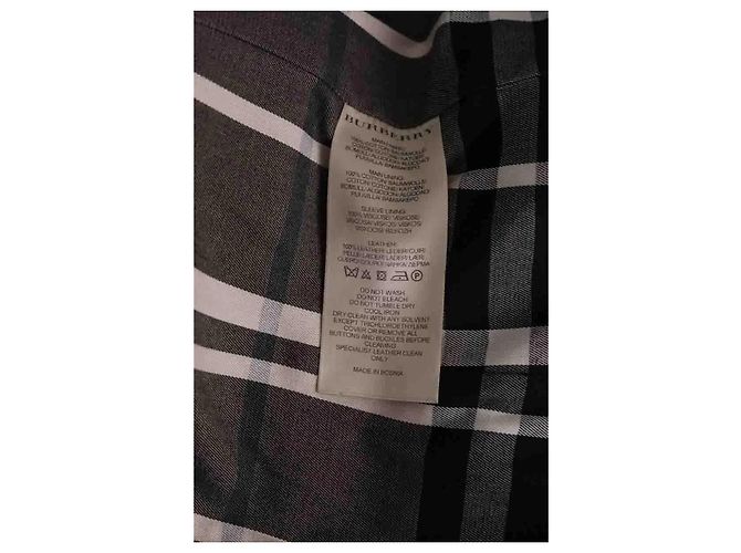 Burberry Gabardina negra Negro - vista 6