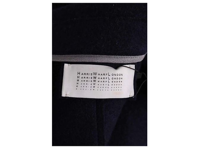 Harris Wharf London Cappotto blu navy - vista 5