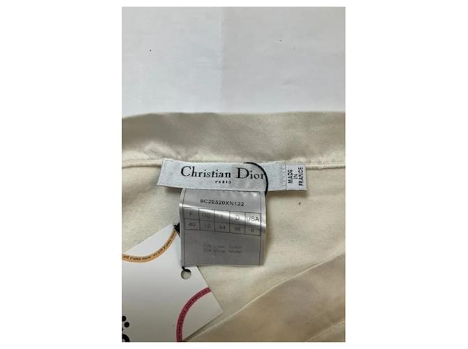 Dior Top de algodón blanco sin mangas - vista 5