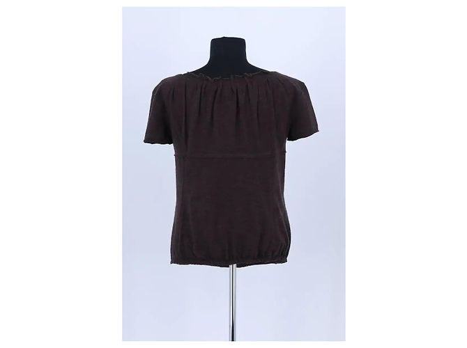 Louis Vuitton Blusa marrón Castaño - vista 4