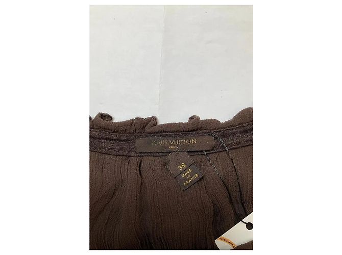 Louis Vuitton Blusa marrón Castaño - vista 5