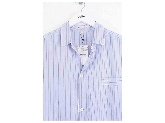 Dior Camicia da pigiama blu - vista 2