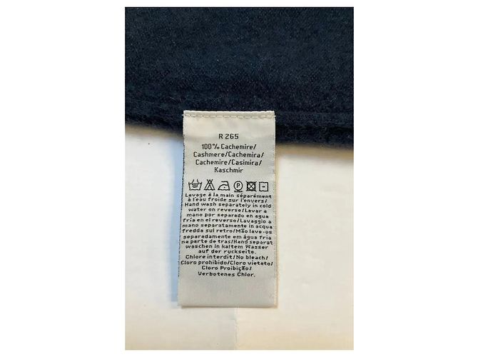 Gerard Darel Dunkelblaues Kaschmirkleid Marineblau - Ansicht 6
