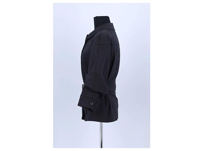 Louis Vuitton Giacca in cotone nera Nero - vista 3