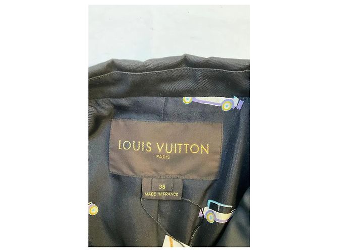 Louis Vuitton Giacca in cotone nera Nero - vista 5