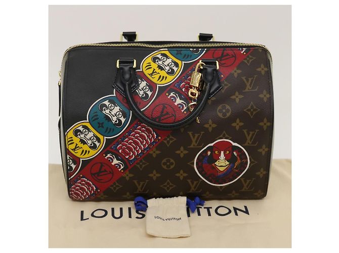 LOUIS VUITTON Borsa Monogram Epi Kabuki Speedy 30 M43505 LV Auth 29583SM Monogramma - vista 12