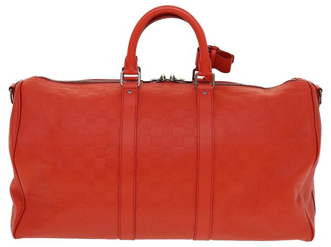 LOUIS VUITTON Damier Infini Keepall Bandouliere 45 Fusion N41142 Auth 43817SAM - vista 2